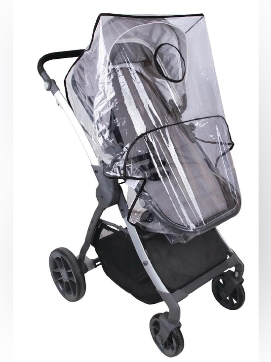 Other - Universal Clear Rain Cover for Stroller - Transparent 2 pack